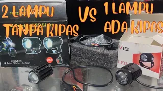 LAMPU TEMBAK LASER KIPAS VS NO KIPAS MANA NIH YANG LEBIH OKE