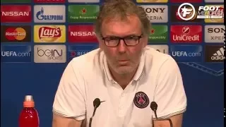 La réaction de Laurent Blanc à la vidéo insultante de Serge Aurier