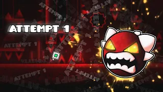 ОДНА ПОПЫТКА на АБСОЛЮТНО КАЖДОМ ЭКСТРИМ ДЕМОНЕ челлендж в Geometry dash