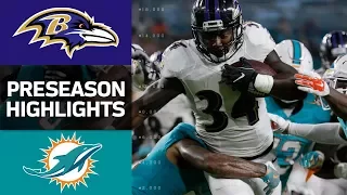 Ravens vs. Dolphins | NFL Preseason Week 2 Game Highlights