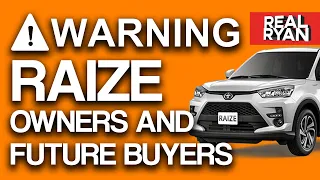 WARNING FOR TOYOTA RAIZE OWNERS IN THE PHILIPPINES