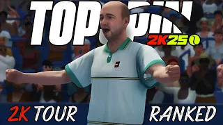 TopSpin 2K25 Online Ranked 2K Tour - Agassi Dominating