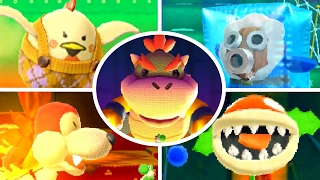 Poochy & Yoshi’s Woolly World - All Bosses (No Damage)