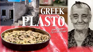 A Rustic Old-World Spanakopita Recipe! | GREEK PLASTO | My Great Grandmother's Easy Recipe!