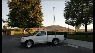 Portable 10 Meter Dipole Antenna For Ham Radio Field Day