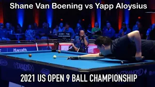 Shane Van Boening vs Yapp Aloysius US Open 9 Ball Championship 2021 FULL MATCH