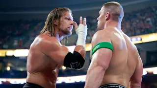 WWE John cena vs triple h for the undisputed wwe championship