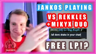 G2 Jankos vs Rekkles And MikyX in SoloQ |  EU Challenger | LoL pro Kayn Gameplay
