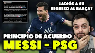 🚨¡¡BOMBAZO!! ACUERDO entre MESSI y PSG  ¿ADIÓS a su REGRESO al BARÇA? · Así lo informan