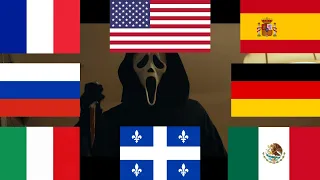 Scream (2022) - "Hello, Sidney. It's an honor." in eight languages