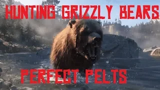 RDR2 - HUNTING GRIZZLY BEARS! HOW TO GET PERFECT BEAR PELTS! Red Dead Redemption 2