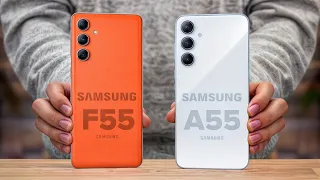 Samsung F55 Vs Samsung A55 || Full Comparison ⚡ Which one is Best?