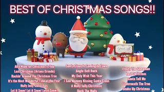 BEST OF CHRISTMAS SONGS!!🎄(1HR of Classing Christmas Songs!)