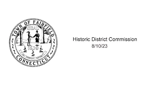 08/10/23 Historic District Commission