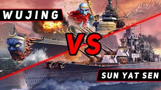 ЛИНКОР SUN YAT-SEN VS WUJING! ЧТО ОКАЖЕТСЯ СИЛЬНЕЕ?! МИР КОРАБЛЕЙ/WORLD OF WARSHIPS!