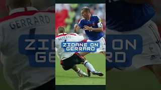 Zidane’s words on Steven Gerrard. #shorts #youtubeshorts #footballshorts #soccer #realmadrid #lfc