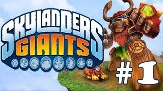 SKYLANDERS GIANTS WALKTHROUGH - PART 1 - Time of the Giants