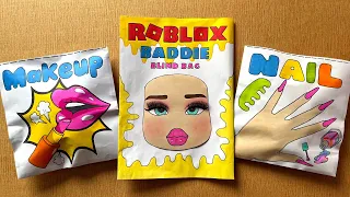 ❄️ Paper Diy ❄️ Roblox Baddie Makeup 💖 Blind Bag Paper | satisfying ASMR | NEKEN DANA