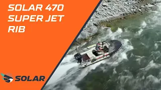 SOLAR 470 Jet tunnel RIB ! Testing/riding in Mountain Altay (Sumulta creek)