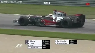 Lewis Hamilton vs Fernando Alonso - 2007 USA GP