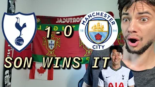 MAN UTD FAN REACTS TO TOTTENHAM HOTSPUR 1-0 MANCHESTER CITY REACTION HIGHLIGHTS