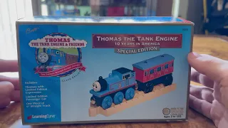 Unboxing a Thomas Wooden Railway 10 Years In America Special Edition Pack