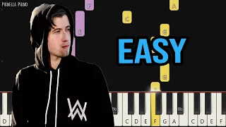 Alan Walker x Emma Steinbakken - Not You | EASY Piano Tutorial by Pianella Piano