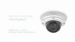 Lightfinder example video - Axis P3384-V IP camera