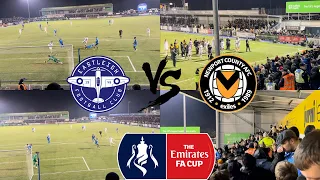 Eastleigh FC vs Newport County 23/24 FA Cup 3rd Replay Vlog | 3-1 Defeat!