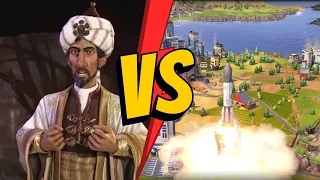 (Arabian Knights vs Space Victory) Civilization VI Multiplayer Ranked 10 Player Free for All