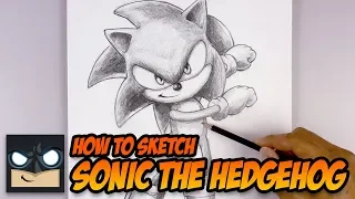 How To Draw Sonic The Hedgehog | Sketch Tutorial