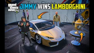 JIMMY WIN'S GOLD LAMBORGHINI FROM RACE COMPETITION #3 | GTA 5 GAMEPLAY