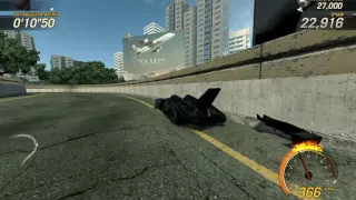 Flatout UC Walkthrough: Best Time On Flatmobile (Beat the Bomb, Downtown 1)