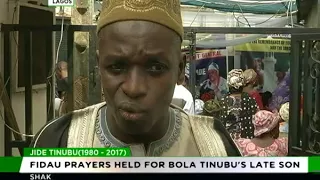 Fidau prayers held for Jide Tinubu