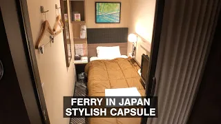 Semi Private Stylish Capsule on the Ferry | Kagoshima to Osaka Japan