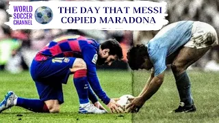 The day that MESSI COPIED MARADONA