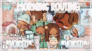 NOTRE MORNING ROUTINE DANS *AVATAR WORLD 🌎* || ft @la famille! || its niora !  ⭐