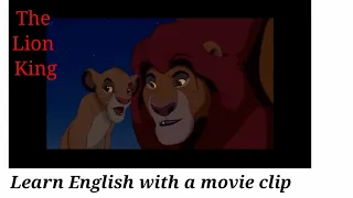 Learn English with a movie clip ( The Lion King)| learn English words and phrases