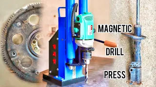 Magnetic Drill Press From Scratch Shock Absorber and Flywheel