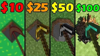 minecraft 10 vs 25 vs 50 vs 100$