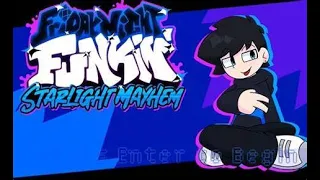 Friday Night Funkin - Starlight Mayhem Mod - FULL WEEK + [Hard]  + Cutscenes - No Deaths -