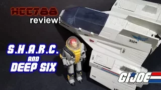 HCC788 - 1984 SHARC and DEEP SIX - Vintage GI Joe toy review!