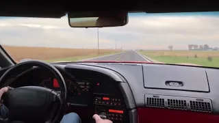 1993 C4 Corvette ZR-1 - Giving the DOHC LT5 some exercise at 7000 rpm