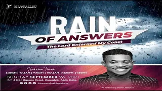 RAIN OF ANSWERS Service - 26th September 2021