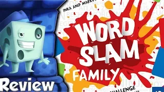 Word Slam Family Review - with Tom Vasel