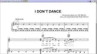 I Don't Dance by Lee Brice - Piano Sheet Music:Teaser