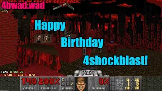 4bwad.wad Demo Sync Maps - Happy Birthday 4shockblast!