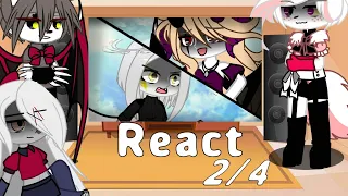 Hazbin hotel members react to Stayed gone Lute VS Lilith vers  | song by: @MilkyyMelodies