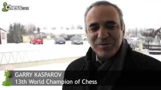 Garry Kasparov Visits Bobby Fischer's Grave