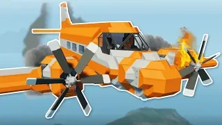 PLANE CRASH IN TSUNAMI! - Stormworks Multiplayer Gameplay - Plane Crash & Tsunami Survival!